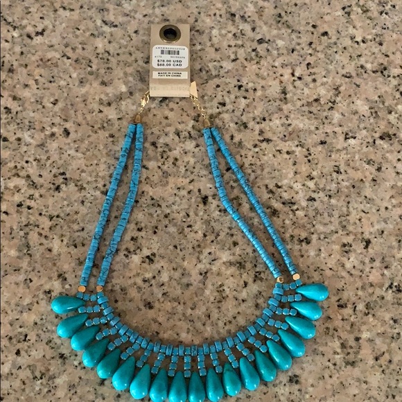 Beautiful Anthropologie turquoise necklace - Picture 2 of 4